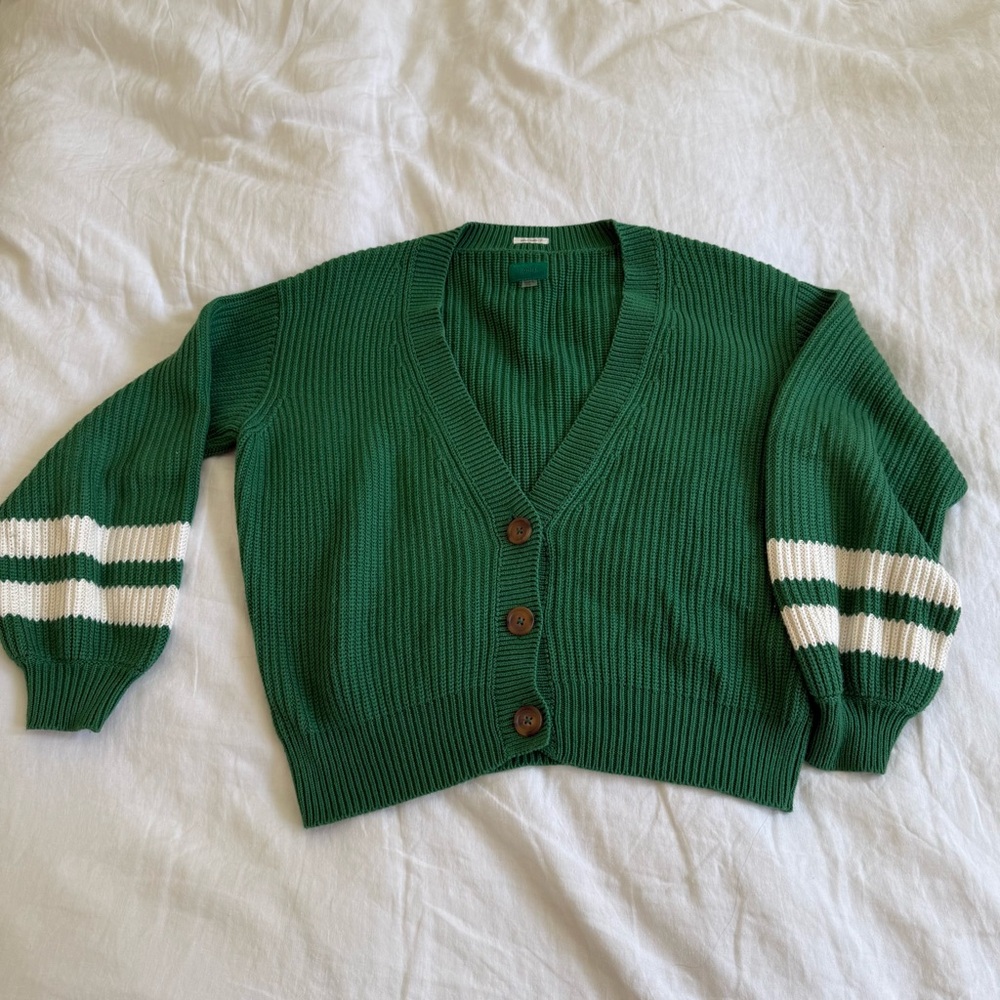 MOTHER The Bell Sleeve Crop Cardigan - Picture 3 of 7